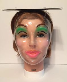 Adult Clear Transparent Young Female Face Mask Halloween Costume MR139017 for sale online | eBay Female Face Mask, Face Mask Halloween, Mask Halloween Costume, Plastic Mask, Mask Pictures, Female Mask, Mask Halloween, Female Face, Ebay Clothes