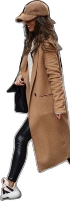 Camel Lapel Collar Outerwear For Winter, Long-sleeve Camel Outerwear For Winter, Camel Outerwear With Lapel Collar For Winter, Casual Long Camel Coat, Zara Brown Lapel Collar Outerwear, Zara Brown Outerwear With Lapel Collar, Classic Brown Zara Outerwear, Zara Brown Long Coat, Fitted Camel Outerwear For Winter