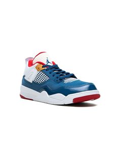 blue/white/red patent leather signature Jumpman motif contrasting panel detail contrasting panel detail round toe front lace-up fastening pull-tab at the heel branded insole rubber sole These styles are supplied by a premium sneaker marketplace. Stocking only the most sought-after footwear, they source and curate some of the most hard to find sneakers from around the world. Air Jordan 4 Low-top With Contrast Sole, Sporty Air Jordan 4 Low-top With Contrast Sole, Sporty Air Jordan 4 With Contrast Sole, Low-top Jordan Shoes With Rubber Waffle Outsoles For Sports, Blue High-top Lace-up Sneakers With Rubber Waffle Outsoles, Blue Leather High-top Sneakers With Rubber Waffle Outsoles, Blue Lace-up High-top Sneakers With Rubber Waffle Outsoles, Blue High-top Sneakers With Rubber Waffle Outsoles, Blue Basketball Shoes With Rubber Waffle Outsoles For Streetwear