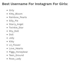 Best Username For Instagram For Girls Best Username For Instagram, Girls Usernames For Instagram, Cool Names For Instagram, Username For Instagram, Cute Instagram Names, Cool Usernames For Instagram, Instagram Usernames, Cool Usernames