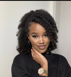 Twistout Hairstyles, Black Girls Natural Hair, Natural Hair Black Women, Natural Hair Ideas, Puff Hairstyles, Afro Puff Hairstyles, Nice Hairstyles, Natural Hair Woman, Afro Natural