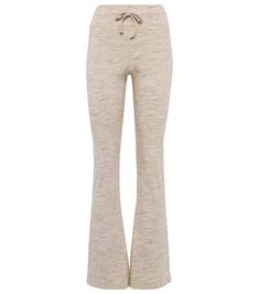 New Arrivals for Women Online - New Fashion | Mytheresa US Sweatpants Flare, Beige Sweatpants, Flared Sweatpants, Perfect Pant, The Upside, Active Wear Pants, Yoga Class, Slim Waist, Sport Pants