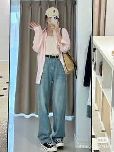 Ulzzang Fashion Casual, Ootd Korean Style, Blink Blink, Mix Match Outfits, Clueless Outfits, Korean Casual Outfits, Ootd Inspo, Hijab Ootd