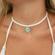 Say hello to endless summer vibes with our Sun Bleached Beaded Choker! This cool and breezy choker features stunning white puka shell beads, bringing that laid-back, sun-kissed beach feel to any outfit. The crisp white shells evoke memories of sandy shores and lazy days under the sun, making it a must-have for any beach lover. Lightweight and super comfy, the Sun Bleached Beaded Choker is perfect for everyday wear, whether you're heading to a beach party or just want to add a touch of coastal ch Adjustable Shell Necklace For Summer Festivals, Summer Shell Necklace For Vacation, Beachy Shell Necklace For Summer Vacation, Beachy Shell Necklace For Festival Season, Summer Festival Shell Strand Necklace, Summer Beachy Shell Jewelry, Summer Vacation Shell Necklace, Summer Beachy Strand Shell Necklace, Bohemian White Jewelry For Summer