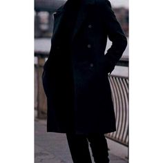 This is a Stylish Long Over Coat crafted from high quality fabric and imported materials. Our products are handcrafted by experienced tailors who make sure the that the stitching is precise, lining is proper and the overall product is sturdy enough to not go out of shape for more than a few years. Also all our products have extra margins in their length, sleeves, sides so it's easily alterable if your size changes after some time. To see more available colours and designs in this collection, Che Black Single-breasted Pea Coat For Tailoring, Black Tailored Long Pea Coat, Black Long Coat Peacoat For Work, Tailored Black Long Pea Coat, Black Peacoat With Double Button Closure For Business, Black Long Peacoat For Workwear, Black Long Peacoat For Work, Black Notch Lapel Peacoat For Business, Black Tailored Peacoat For Work