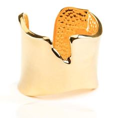 Get this Kenneth Jay Lane Gold Abstract Cuff Bracelet at HAUTEheadquarters- Hinged Gold plated cuff in polished gold. Shop the latest Kenneth Jay Lane Cuff Arrivals Now. Free Shipping and Returns on domestic orders. Jewelry Accessories Ideas, Gold Bracelet Cuff, Gold Cuffs, Kenneth Jay Lane, 22k Gold, Designer Jewelry, Monte Carlo, Luxury Items, Summer Looks