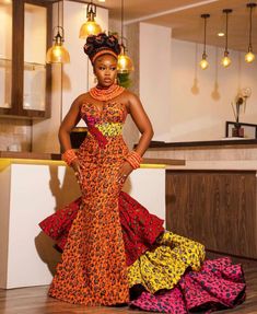 Ankara Prom Dress, African Prom Dress, African Mermaid, African Gowns, African Traditional Wedding Dress, Dress Ankara, African Prom Dresses, African Traditional Wedding, Ankara Gown