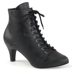 Black-Lace-Up-Victorian-Steampunk-Ankle-Granny-Boots-Womans-Shoes-size-11-12-13 Witch Reference, Alternative Shoes, High Heel Stiefel, Festival Shoes, Black Patent Heels, Punk Boots, Pleaser Shoes, Faux Leather Heels, Leather Boot Shoes