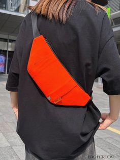 BagForLove - Stylish Adjustable Bag, Chic Casual, Waist Bags, Bum Bag, Word Wrap, Casual Design, Waist Bag, Large Bags, Color Orange