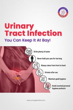 Urinary Tract Infection(UTI) refers infection that affects any parts of urinary system. Dr N Anandan, UTI specialist provides bladder, kidneys, urethra infection treatments at low cost in chennai. #HealthTips #FitnessTips #HealthyLifestyle #HealthyLiving #NutritionTips #FitLife #Wellness #SelfCare Urine Infection Remedies, Urinary System, Blood Sugar Diet, Doctor Advice, Natural Antibiotics, Healthy Diet Tips, Daily Health Tips, Fitness Advice, Urinary Tract