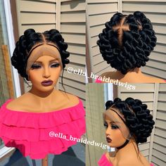 Full Lace Wig Color #1 Wig Comes With Wig Combs, Adjustable Straps And An Extra Elastic Band Black Women Twists, Braids Color, Twists Braids, Bob Braids Hairstyles, Braided Hairstyles For Black Women Cornrows, Bob Braids, Wig For Black Women, Braids Hairstyles Pictures, Quick Braided Hairstyles