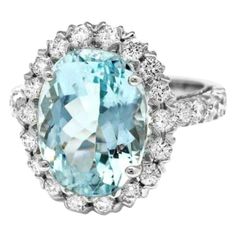 8.65 Carats Natural Impressive Natural Aquamarine and Diamond 14K White Gold Ring Total Natural Aquamarine Weight is: Approx. 7.50 Carats Aquamarine Measures: Approx. 13.00 x 10.00mm Aquamarine Treatment: Heat Natural Round Diamonds Weight: Approx. 1.15 Carats (color G-H / Clarity SI1-SI2) Ring size: 7 (we offer free re-sizing upon request) Ring total weight: 6.8 grams Disclaimer: all weights, measurements and colors are approximate and may vary slightly from the listed dimensions or as seen in Emerald Cut Rings, Etsy Gold Ring, Aquamarine Jewelry, White Gold Diamond Rings, Aquamarine Rings, 14k White Gold Ring, White Gold Ring, Natural Aquamarine, Gold Diamond Rings