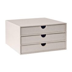 two drawers are shown with one drawer open and the other closed, on a white background