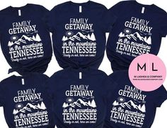 Mountain Family Reunion Shirts, Gatlinburg Family Vacation Shirts, Family Trip Shirts, Family Vacation Tshirts, Vacation Tshirts, Reunion Shirts, T Shirt Ideas, Mountain Tshirt, Family Vacation Shirts