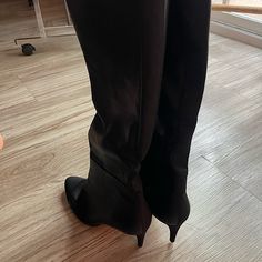 Karl Largerfeld Marcy Tall Women Black Leather Boot, 3 Inch Heel. Zipper On The Side. Brand New. Karl Lagerfeld Shoes, Tall Boot, 3 Inch Heels, Leather Boot, Tall Women, Black Leather Boots, Tall Boots, Shoes Heels Boots, Karl Lagerfeld