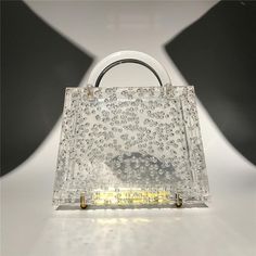 Free U.S. shipping. Style: Transparent , color:White, suite for season：Spring, Summer, Autumn ，Anniversary, Dancing Club, Party, Wedding, Material Acrylic, Acrylic Bubble Top Handle Clear Clutch Bag With Transparent Chain Jelly Bags, Dancing Club, Clear Clutch, Clear Handbags, Jelly Bag, Ladies Bags, Dance Club, Box Clutch, Clear Bags