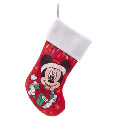 Mickey Mouse 19 Stocking From Disney Disney Stocking, Disney Stockings, Mickey Mouse Dress, Decorated Stockings, Mickey Mouse Images, Gratis Printables, Red Stockings, Santa Stocking, Mickey Mouse Club