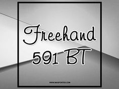 Baixe gratuitamente a Fonte Freehand 591 BT Download Fonts, Cool Fonts, Your Design, Design Elements