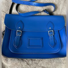 Excellent Used Condition The Color Blue Is So Beautiful Company Bag, The Color Blue, Cambridge Satchel, Cambridge Satchel Company, Satchel Bag, So Beautiful, Satchel Bags, Cambridge, Satchel