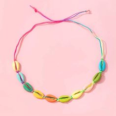 This Colorful Cowrie Shell Choker Necklace Is A Wonderful Addition To Your Wardrobe And Your Style! Flirt And Fun! Sure To Get Lots Of Compliments! Yellow Necklaces For Beach, Yellow Necklaces For Beach Occasion, Trendy Multicolor Necklace For Vacation, Trendy Multicolor Necklaces For Vacation, Yellow Necklace For Spring Beach Occasion, Trendy Yellow Necklaces For Beach, Trendy Yellow Necklace For The Beach, Trendy Yellow Necklace For Beach, Adjustable Rainbow Necklace For Summer