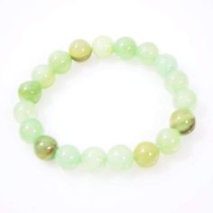 FBT - Jungle Green Natural Jade Unisex Men's Bracelets - FashionByTeresa White Short Sleeve Dress, Short Sleeve Summer Dresses, Men's Bracelets, Black And White Shorts, Jungle Green, Spiritual Power, Women's Bracelets, Green Agate, Natural Jade