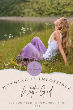 Nothing Is Impossible With God But You Need to Remember This First! (title page) Job 42 2, Nothing Is Impossible With God, Jeremiah 32, Luke 1, Nothing Is Impossible, Book Awards, Knowing God