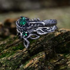 These sterling silver rings, inspired by the beauty of nature, showcase a unique blend of Celtic and Elven designs. The set features delicate stacking rings adorned with birthstones and intricate leaf branches, adding a whimsical touch to the overall design.  Characteristics: Metal - Recycled solid sterling silver  Stone - Cubic Zirconia Finish - Oxidized. View all silver forest rings: https://www.etsy.com/shop/TinyShinyJewel?ref=seller-platform-mcnav&section_id=43358995 Care instructions: To care for the ring, avoid contact with water and chemicals such as perfumes and lotions. When the ring is not in use, store it in a dry, cool place to prevent tarnishing. Additional information:  ✦ All rings are made to order. An average turnaround time is 1-5 days. I will make every effort to ship the Fae Wedding Rings, Ethereal Diamond Promise Ring, Ethereal Diamond Rings For Gifts, Nature-inspired Diamond Wedding Jewelry, Mystical Diamond Promise Ring, Mystical Diamond Rings For Promise Ring, Ethereal Birthstone Jewelry For Promise Ring, Nature-inspired Wedding Rings With Prong Setting, Mystical Style Silver Promise Ring