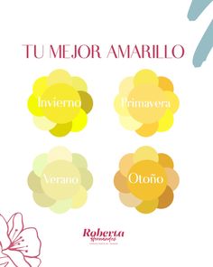 🌼 Tu mejor #amarillo según tu #colorimetriapersonal. ⠀⠀⠀⠀⠀⠀⠀⠀⠀ ❄️Inviernos: Colores fríos, oscuros y brillantes. 🌸Primavera: Colores cálidos, luminosos y brillantes. 🌊Verano: Colores fríos, suaves y claros. 🍁Otoño: Colores cálidos, oscuros y suaves. ⠀⠀⠀⠀⠀⠀⠀⠀⠀  #colorimetria #analisisdecolor #imagenpersonal #teoriadelcolor #consultordeimagen Soft Autumn