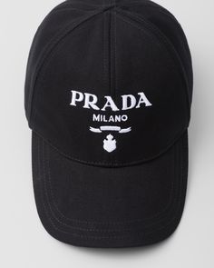 Find PRADA Drill Baseball Cap on Editorialist. Embroidered lettering logo Black Hat With Logo Print And Flat Brim, Classic Flat Brim Baseball Cap With Logo, Classic Logo Baseball Cap With Flat Brim, Classic Hats With Logo Print For Streetwear, Luxury Embroidered Logo Snapback Baseball Cap, Classic Logo Print Hat For Streetwear, Luxury Flat Brim Baseball Cap With Embroidered Logo, Designer Black Baseball Cap With Flat Brim, Luxury Embroidered Snapback Baseball Cap