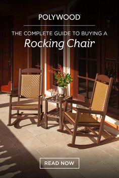 the complete guide to buying a rocking chair