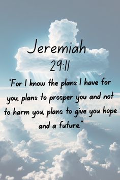 an image of the sky and clouds with a bible verse written on it that says, jeremah 21 11