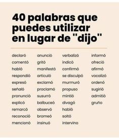 a poster with the words in spanish and english on it, all written in different languages