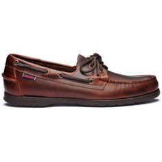 Classic Moc Toe Boat Shoes For Boating, Classic Plain Toe Boat Shoes For Boating, Classic Plain Toe Boat Shoes, Classic Boat Shoes With Stitched Sole For Boating, Classic Moc Toe Boat Shoes For Outdoor, Classic Moccasins With Rubber Sole For Boating, Classic Outdoor Boat Shoes With Stitched Sole, Classic Brown Boat Shoes For Outdoor, Classic Slip-on Loafers For Boating