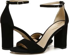 Sam Edelman Robyn | Zappos.com Elegant Cushioned Ankle Strap Heels, Adjustable Stacked Heel Formal Heels, Elegant Ankle Strap Heels With Cushioned Footbed, Formal Heels With Stacked Heel And Adjustable Fit, Elegant Sandals With Cushioned Footbed And Medium Width, Elegant Adjustable Block Heels, Classic Block Heel Synthetic Sandals, Classic Synthetic Sandals With Block Heel, Elegant Open Heel Heels With Cushioned Footbed