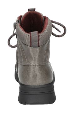 Take on wet, wintry weather in style with this sturdy waterproof boot featuring a cushioned footbed and flexible, traction-enhancing sole. Waterproof: protects against rain, puddles and slush to keep feet dry in wet conditions 1 1/4" heel 4" shaft Lace-up style; side zip closure Cushioned footbed Traction-enhancing outsole Synthetic upper/textile lining/synthetic sole Imported Weatherproof Sporty Synthetic Boots, High-top Synthetic Waterproof Boots, Synthetic Ankle Boots For Outdoor, Weatherproof High-top Synthetic Boots, Functional Synthetic Insulated Boots, Functional Insulated Synthetic Boots, Insulated Synthetic Functional Boots, Slip-resistant Synthetic Boots For Hiking, Winter Slip-resistant Hiking Boots