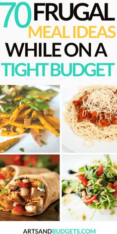 the top ten frugal meals on a tight budget, including pasta and vegetables