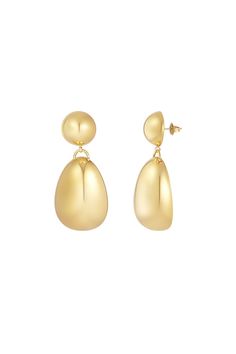 Introducing the Gold Classic Earrings - the epitome of timeless elegance. Crafted with a sleek, minimalist design, these earrings feature a polished gold finish that adds a touch of sophistication to any outfit. Made from hypoallergenic stainless steel, they are comfortable for all-day wear and suitable for sensitive ears. Perfect for both everyday elegance and special occasions, these earrings are a must-have in your jewelry collection. Treat yourself or give them as a perfect gift to someone s Classic Drop Earrings With Polished Finish, Minimalist Earrings With Shiny Finish For Formal Events, Minimalist Formal Earrings With Shiny Finish, Minimalist Earrings With Shiny Finish For Formal Occasions, Minimalist Polished Drop Earrings, Classic Metal Teardrop Earrings For Formal Occasions, Modern Drop Earrings, Sleek Gold Earrings For Pierced Ears, Modern Tarnish Resistant Drop Earrings