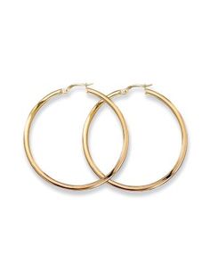 Roberto Coin 18K Yellow Gold Round Hoop Earrings | Bloomingdales's Roberto Coin, Jewelry Images, Diamond Hoop Earrings, Sea Glass Jewelry, Online Earrings, Gold Hoops, Gold Hoop, Copper Jewelry, Gold Hoop Earrings