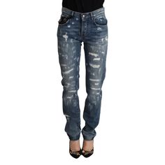 Discover The Seamless Blend Of Contemporary Style And Comfort With These Gorgeous, Brand New With Tags, 100% Authentic Skinny Denim Jeans. Perfect For Enhancing Your Ensemble With A Touch Of Elegance. With A Flattering Regular Fit And A Versatile Blue Color, These Jeans Offer Endless Styling Possibilities. Tailored In Italy, They Showcase Meticulous Craftsmanship Synonymous With High Fashion. Material: 100% Cotton Country Of Origin: It Color: Blue Fit: Regular Closure: Zipper And Button Addition Womens Wool Pants, Stretch Tights, Dolce And Gabbana Jeans, Dolce And Gabbana Blue, Denim Jeans Men, Women Denim Jeans, Slim Fit Pants, Look Casual, Dolce & Gabbana