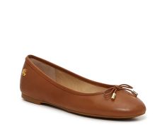 Lauren Ralph Lauren Jayna Ballet Flat Ralph Lauren Boots, Flat Color, Ballet Flat, Bow Detail, Lauren Ralph Lauren, Ballet Flats, Casual Looks, Leather Upper, Ralph Lauren