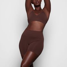 SOFT SMOOTHING SHORT | COCOA - SOFT SMOOTHING SHORT | COCOA Maternity Shapewear, Above The Knee Shorts, Under Clothing, High Waisted Briefs, Short Torso, Bike Shorts, Boy Shorts, Short Outfits, Everyday Essentials Products