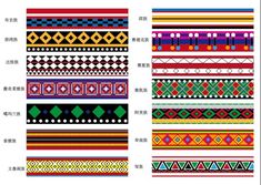 the different patterns and colors of bracelets