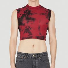 Nwt, Has Been Tried On But Never Worn. Not Sure This Is Available To Purchase Anymore, I Ordered It Over A Year Ago. Tie Dye Black And Red, Mesh And Super Breathable Interested? Make An Offer! Red Stretch Edgy Top, Edgy Cotton Tie Dye Tops, Edgy Red Summer Top, Edgy Red Summer Tops, Fitted Red Top In Edgy Style, Red Edgy Cotton Tops, Edgy Red Cotton Tops, Red Cotton Edgy Tops, Running Singlet