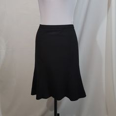 This Black Career Dress Skirt From To The Max Is New With Tags. Wear To The Office With A Suit Jacket And Heels Or Out With A Cute Top! Back Zip, Small Flare At The Bottom. Size 6, Approximately 33-34" Waist, 23" Length. 64% Polyester, 33% Rayon, 3% Spandex. Lining Is 100% Acetate. Classic Black A-line Skirt, Classic Fitted A-line Skirt, Black A-line Mini Skirt For Work, Fitted A-line Skirt For Workwear, Black Stretch A-line Mini Skirt, Formal Fitted A-line Mini Skirt, Formal Fitted Flared Mini Skirt, Fitted Flared Mini Skirt For Formal Occasions, Black A-line Mini Skirt For Workwear