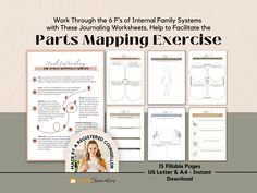 Unearth the depths of your inner world with our compact IFS Parts Mapping Exercise Journal. Enrich your Internal Family Systems therapy journey with structured parts work exercises and worksheets. Using the 6 F's of Parts Work, engage in emotional regulation activities to foster self-awareness. Unveil the transformative potential of IFS with this concise, effective self-discovery tool. VISIT OUR SHOP FOR MORE THERAPY TOOLS: https://www.etsy.com/shop/GentleObservations ✦ INSTANT DOWNLOAD - INTERN Ifs Parts, Therapy Handouts, Psychology Therapist, Regulation Activities, Emotional Regulation Activities, Work Exercises, Exercise Journal, Parts Work, Internal Family Systems