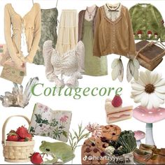 Cottagecore With Jeans, Cottage Girl Outfit, Bloomcore Aesthetic Outfits, Cottage Clothes, Grandmacore Outfit, Cottage Outfit, Cottage Core Clothing, Cottage Core Clothes, Fairy Core Outfits