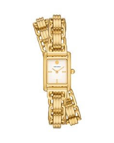 Tory Burch The Eleanor Mini Watch, 25mm Clock Bracelet, Tory Burch Watch, Tory Burch Eleanor, Long Bracelet, Mini Bracelet, Women's Watch, Quartz Bracelet, White Dial, Stainless Steel Watch