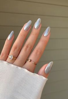 Nail Nail Designs, Nails Chrome, Simple Gel Nails, Blush Nails, Casual Nails, Designs Nail, Cat Kuku, Nail Nail, Ideas Nails