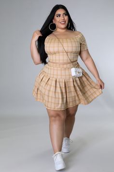 Hey Babydoll Skirt Set – GitiOnline Plus Size Reference, Monica Outfits, Thick Goth, Plus Size Alt Fashion, Plus Size Celebrities, Plus Size Alt, Plus Size Poses, Plus Size Aesthetic Outfits, Plus Size Date