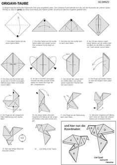 how to make an origami bird